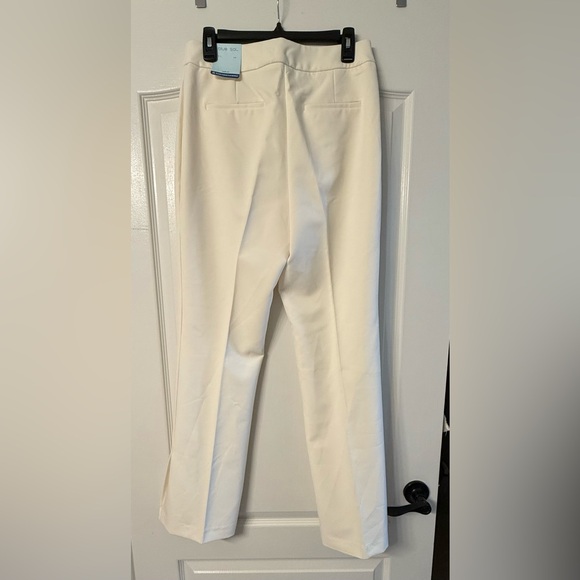 Blue Sol Elegant Cream Trousers NWT Size 6 - Picture 2 of 8